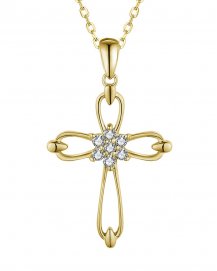 CROSS DIAMOND PENDANT (TP3406)