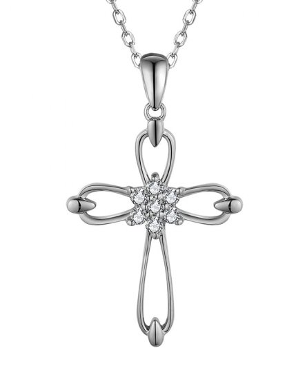 CROSS DIAMOND PENDANT (TP3406)