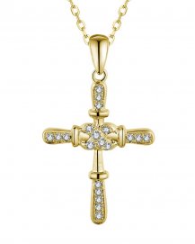 CROSS DIAMOND PENDANT (TP3411)