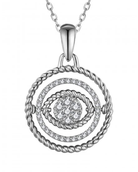 EVIL EYE DIAMOND PENDANT (TP3413)