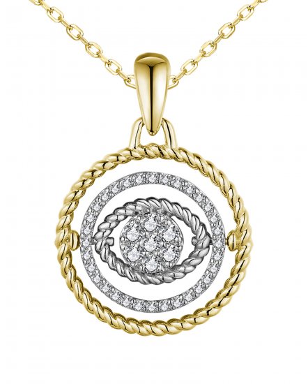 EVIL EYE DIAMOND PENDANT (TP3413)