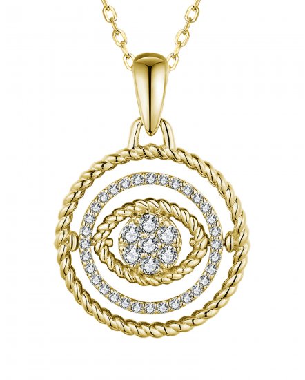 EVIL EYE DIAMOND PENDANT (TP3413)