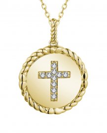 CROSS DIAMOND PENDANT (TP3418)