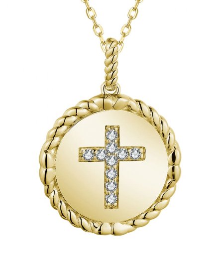 CROSS DIAMOND PENDANT (TP3418)