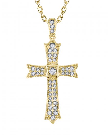 CROSS DIAMOND PENDANT (TP3421)