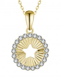 STAR ROUND DIAMOND PENDANT (TP3428)