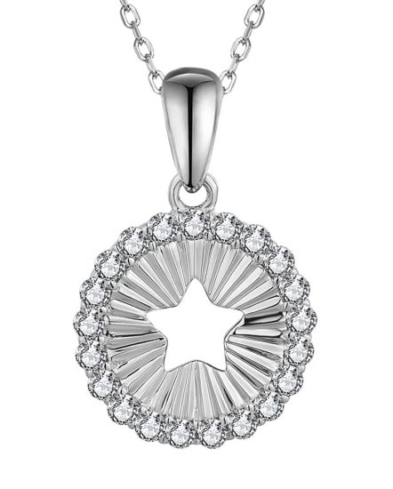 STAR ROUND DIAMOND PENDANT (TP3428)