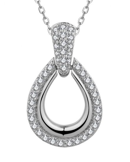 PEAR STYLE DIAMOND PENDANT (TP3439)