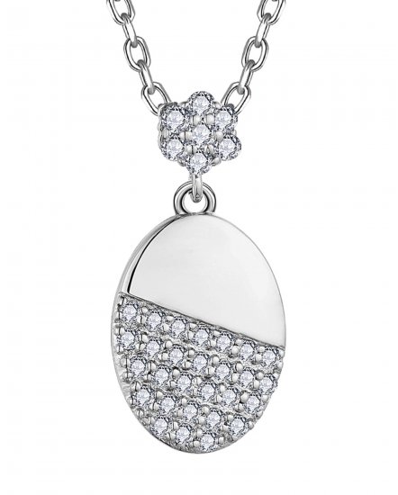 OVAL STYLE DIAMOND PENDANT (TP3440)