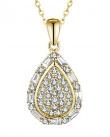 PEAR STYLE DIAMOND PENDANT (TP3453)
