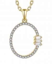 OVAL STYLE BAGUETTE DIAMOND PENDANT (TP3455)