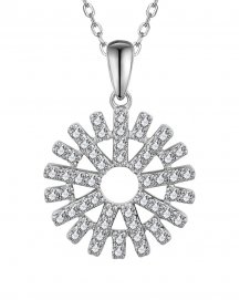 SNOW FLAKE STYLE DIAMOND PENDANT (TP3461)