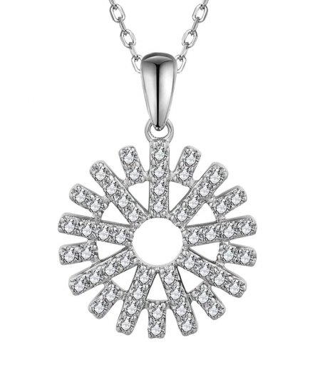 SNOW FLAKE STYLE DIAMOND PENDANT (TP3461)