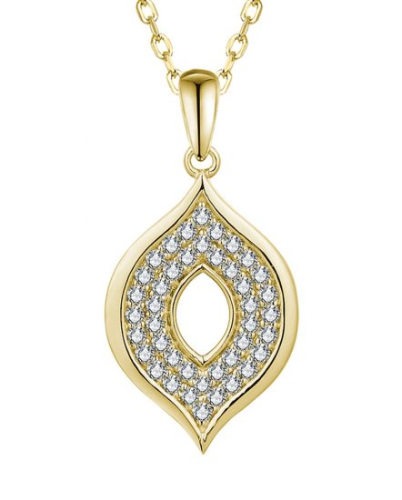 LEAF STYLE DIAMOND PENDANT (TP3465)