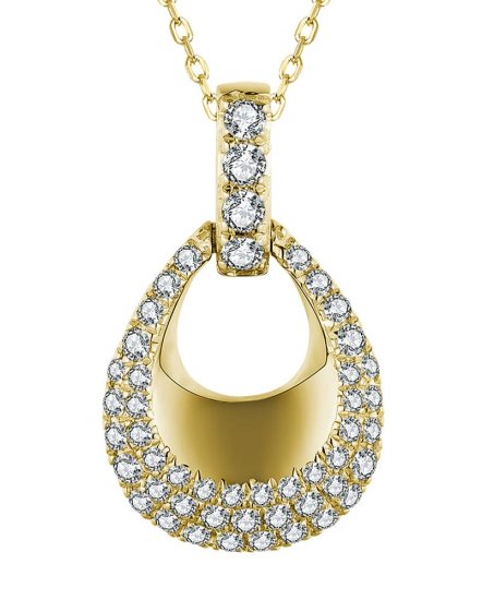 PEAR STYLE DIAMOND PENDANT (TP3468)