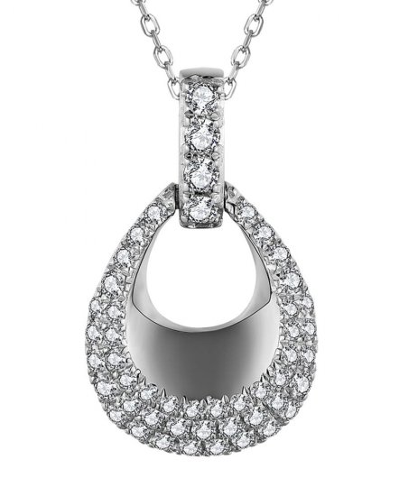 PEAR STYLE DIAMOND PENDANT (TP3468)