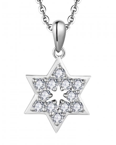 JEWISH STAR DIAMOND PENDANT (TP3505)