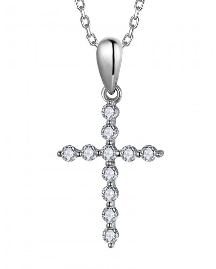 CROSS DIAMOND PENDANT (TP3698E)