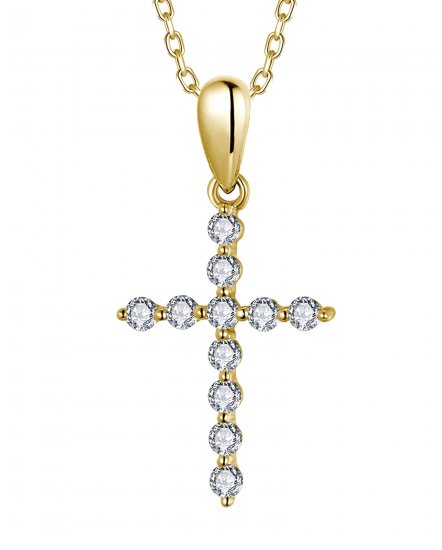 CROSS DIAMOND PENDANT (TP3698E)
