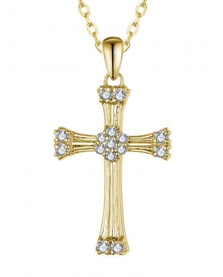 CROSS DIAMOND PENDANT (TP3701)
