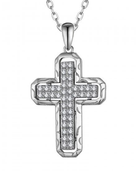 CROSS DIAMOND PENDANT (TP3703)