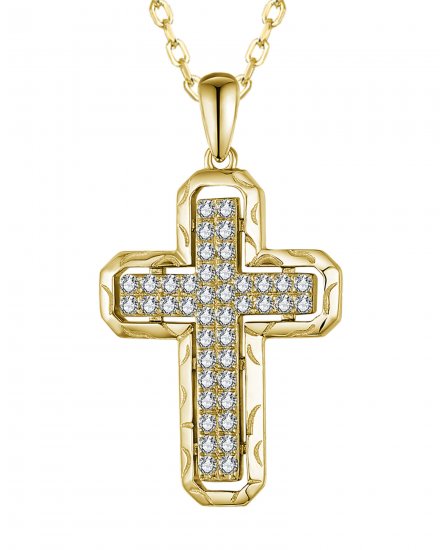 CROSS DIAMOND PENDANT (TP3703)