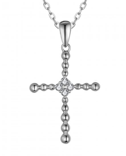 CROSS DIAMOND PENDANT (TP3704)