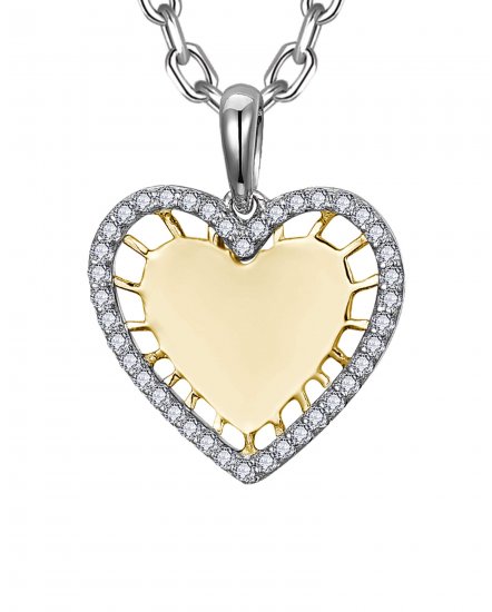 HEART SHAPE DIAMOND PENDANT (TP3775)