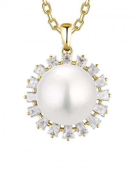 PEARL DIAMOND PENDANT (TP3790)