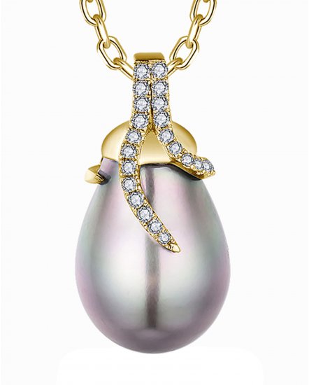 PEARL DIAMOND PENDANT (TP3791)