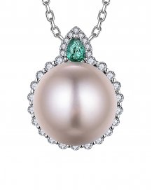 PEARL DIAMOND PENDANT (TP3792)