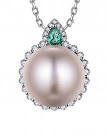 PEARL DIAMOND PENDANT (TP3792)