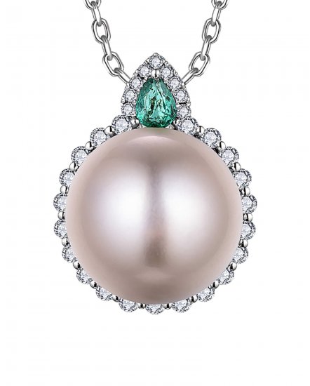 PEARL DIAMOND PENDANT (TP3792)