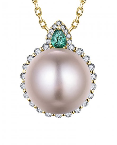 PEARL DIAMOND PENDANT (TP3792)