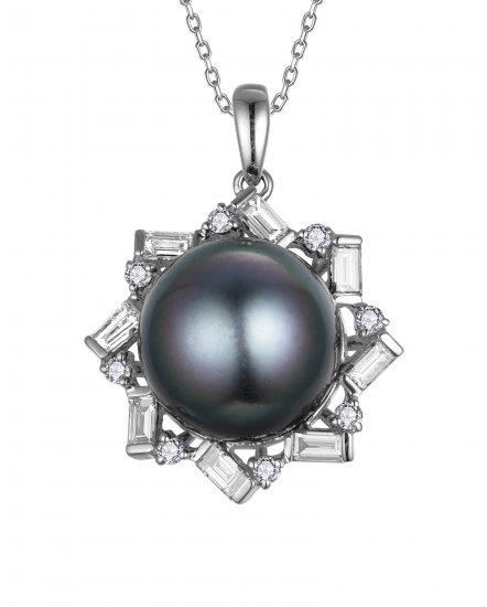 PEARL DIAMOND PENDANT (TP3843)