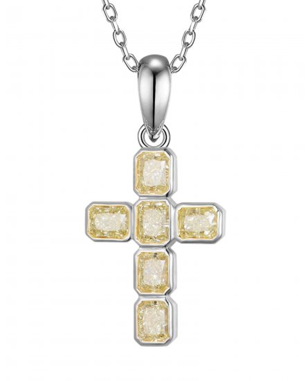 RADIANT CROSS DIAMOND PENDANT (TP3847)