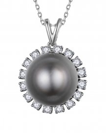 PEARL DIAMOND PENDANT (TP3848)