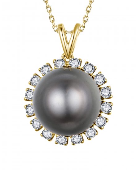 PEARL DIAMOND PENDANT (TP3848)
