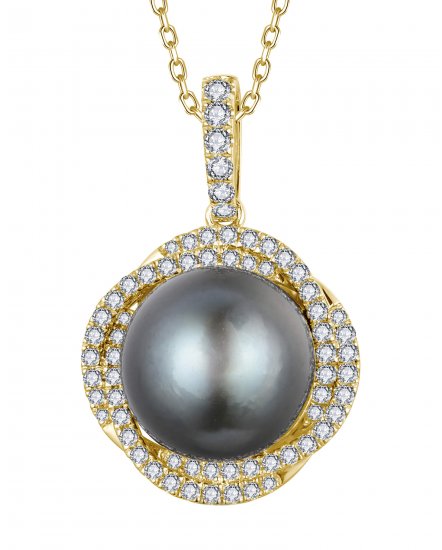 PEARL DIAMOND PENDANT (TP3849)