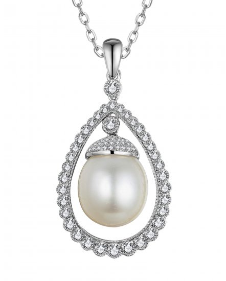 PEARL DIAMOND PENDANT (TP3854)