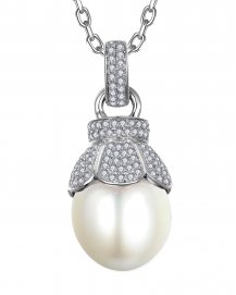 PEARL DIAMOND PENDANT (TP3855)