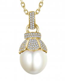 PEARL DIAMOND PENDANT (TP3855)