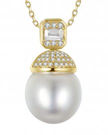 PEARL DIAMOND PENDANT (TP3878)