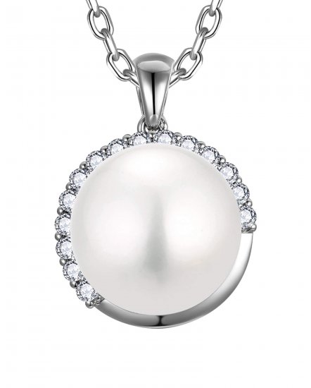 PEARL DIAMOND PENDANT (TP3906)