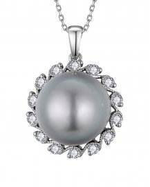 PEARL DIAMOND PENDANT (TP3909)