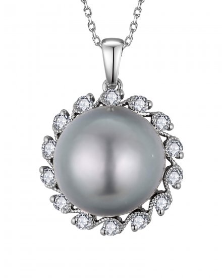 PEARL DIAMOND PENDANT (TP3909)