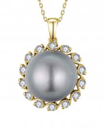 PEARL DIAMOND PENDANT (TP3909)