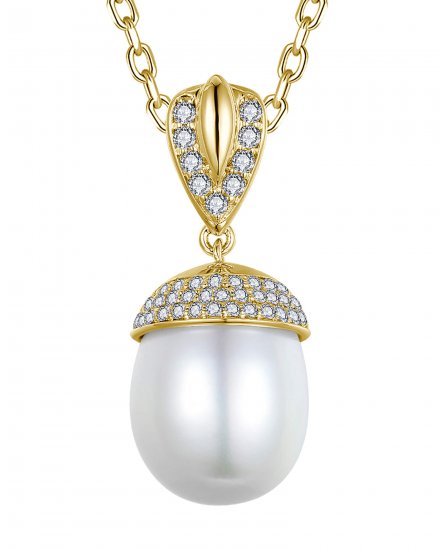 PEARL DIAMOND PENDANT (TP3916)