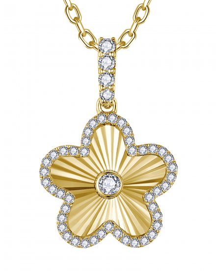 FLORAL STYLE DIAMOND PENDANT (TP4056)
