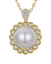 PEARL DIAMOND PENDANT (TP4216)